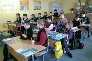 Ученики 4 класса средней школы №2 г. Минска